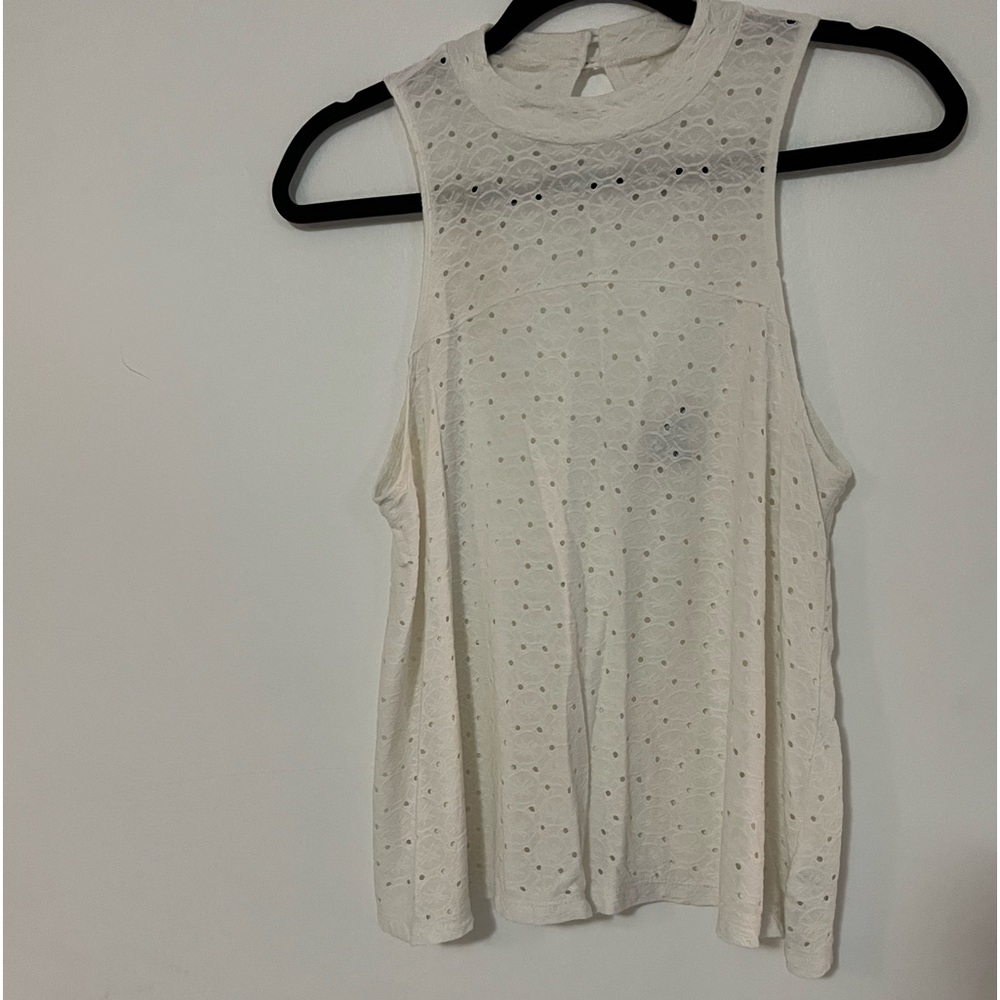 american eagle high neck tank top